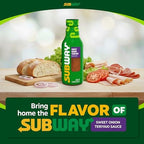Subway Sweet Onion Teriyaki Sauce, 16 fl. oz., Made with Ginger, Poppyseed and Green Onions, Perfect Chicken Marinade, Glaze, Stir Fry or Hibachi Sauce