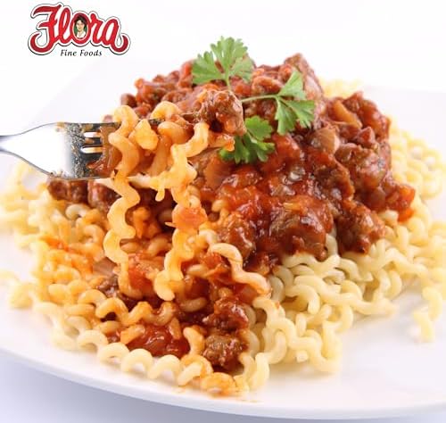 Organic Fusilli Lunghi Pasta by Flora Foods | Long Spiral Pasta Imported from Italy (16 oz / 454g) | Cooks al Dente