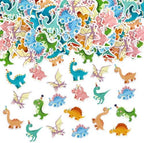 Ercadio 40 PCS Edible Cartoon Dinosaur Cupcake Toppers Drink Topper Picks Cute Cake Topper for Dino Theme Baby Shower Children Kids Birthday Party Cupcake Decor Supplies