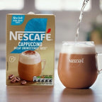 NESCAFÉ Cappuccino Decaffeinated Unsweetened Instant Coffee Sachets x7 (Pack of 6, Total 42 Decaf Sachets)