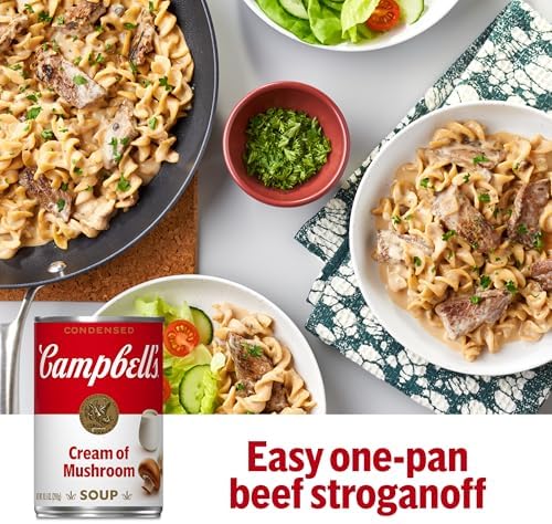 Campbell's Condensed Cream of Mushroom Soup, 10.5 oz Can