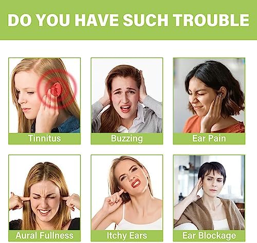 Tinnitus Relief for Ringing Ears, 50Pcs Tinnitus Relief Patches, Support Ear Noise and Buzzing Relief, Improve Hearing Comfort