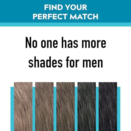 JUST FOR MEN Brush-In Color Gel, Mustache & Beard M-25 Light Brown 1 Each