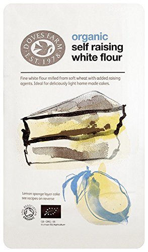 Doves Farm Organic White Self Raising Flour (1Kg) - Pack of 2