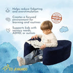 TED KANGAROO Sensory Soft Squeeze Seat – Calming Compression Chair for Kids with Sensory Needs, Washable Cover, Rocking Design
