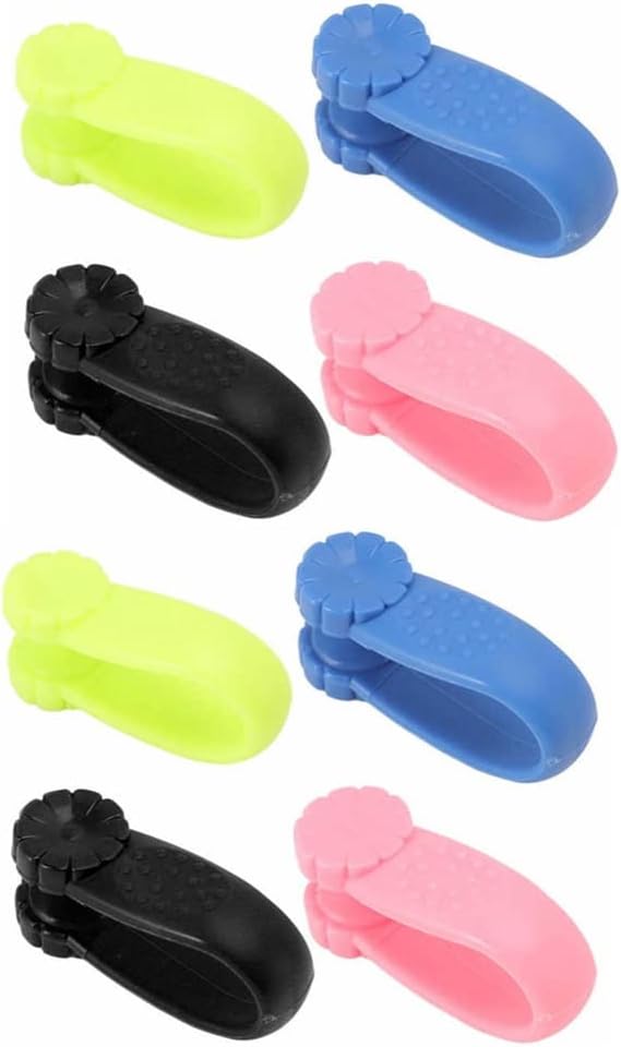 8PCS Acupressure Point Clips Hand Acupressure Clip Pain Alleviation Wearable Plastic Hand Pressure Point Clip for Relaxation
