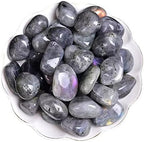 Moonstone Healing Crystal Stones, 1.25-2.0" Large Reiki Healing Gemstones Natural Tumbled Polished Stones for Energy Witchcraft Therapy Meditation