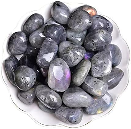 Moonstone Healing Crystal Stones, 1.25-2.0" Large Reiki Healing Gemstones Natural Tumbled Polished Stones for Energy Witchcraft Therapy Meditation