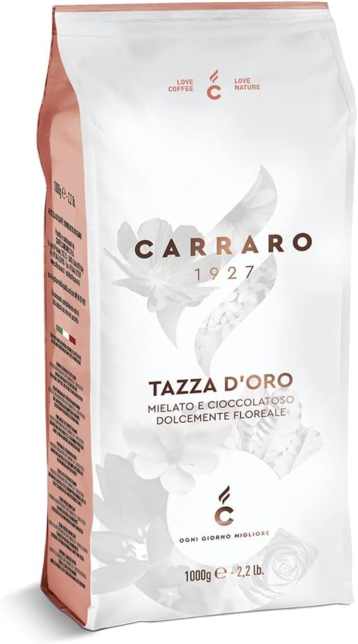 Carraro Tazza D'oro Italian Coffee Beans 2.2lbs/ 1kg (1)