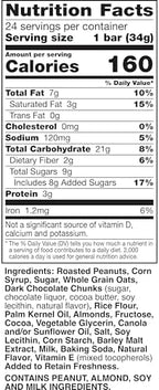 Nature Valley Sweet and Salty Nut Granola Bars, Dark Chocolate Peanut Almond, 24 Bars, 28.8 oz