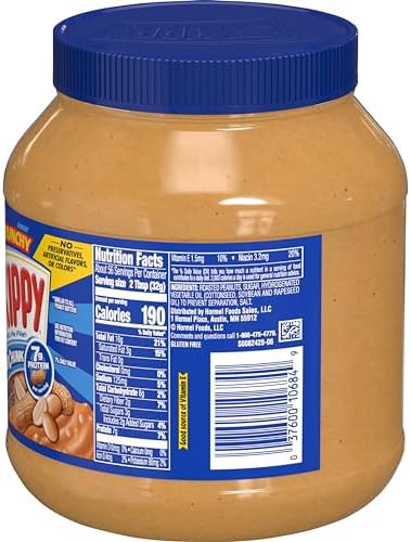 SKIPPY SUPER CHUNK Extra Crunchy Peanut Butter, 64 Ounce