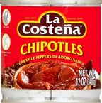 La Costeña Chipotle Peppers in Adobo Sauce, 12 Oz