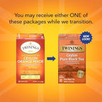 Twinings of London Ceylon Orange Pekoe Tea (Box of 20)