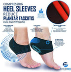 Plantar Fasciitis Foot Pain Relief 14-Piece Kit – Premium Planter Fasciitis Support, Gel Heel Spur & Therapy Wraps, Compression Socks, Foot Sleeves, Arch Supports, Heel Cushion Inserts & Heel Grips