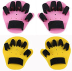 Child Finger Separator Hand Orthosis Splint for Kids - Separate Finger Flex Spasm Extension Board for Boys or Girls - Polio Rehabilitation Exercise - Yellow: 5-10 Years Old
