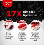 Colgate Slim Soft Charcoal Toothbrush (Buy 2 Get 2 Free) - 4 Pcs