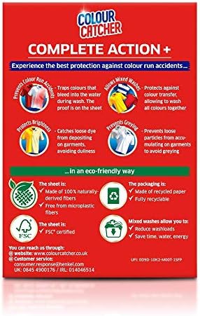 Dylon Colour Catcher Complete Action Laundry Sheets – 50 Sheets