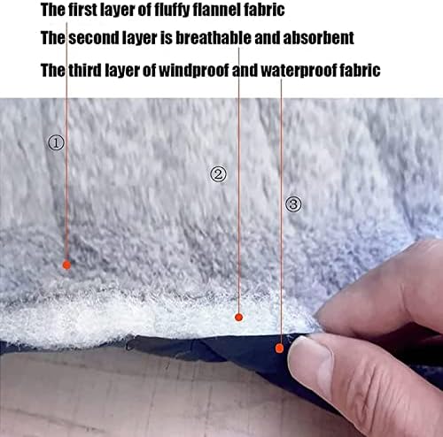 Winter Windproof Wheelchair Blanket Leg Warmer Cover Fleece Lining Comfortable Aldult Lower Body Keep Warm Cover for Wheelchair and Mobility Scooter