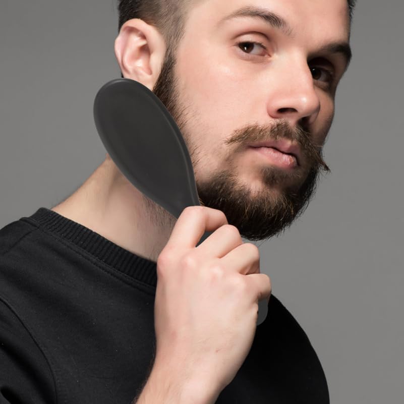 Beavorty Barber Kit 8pcs Men Beard Brush Hair Cutting Tool Soft Bristle Brush Neck Duster for Beard Maintenance Grooming