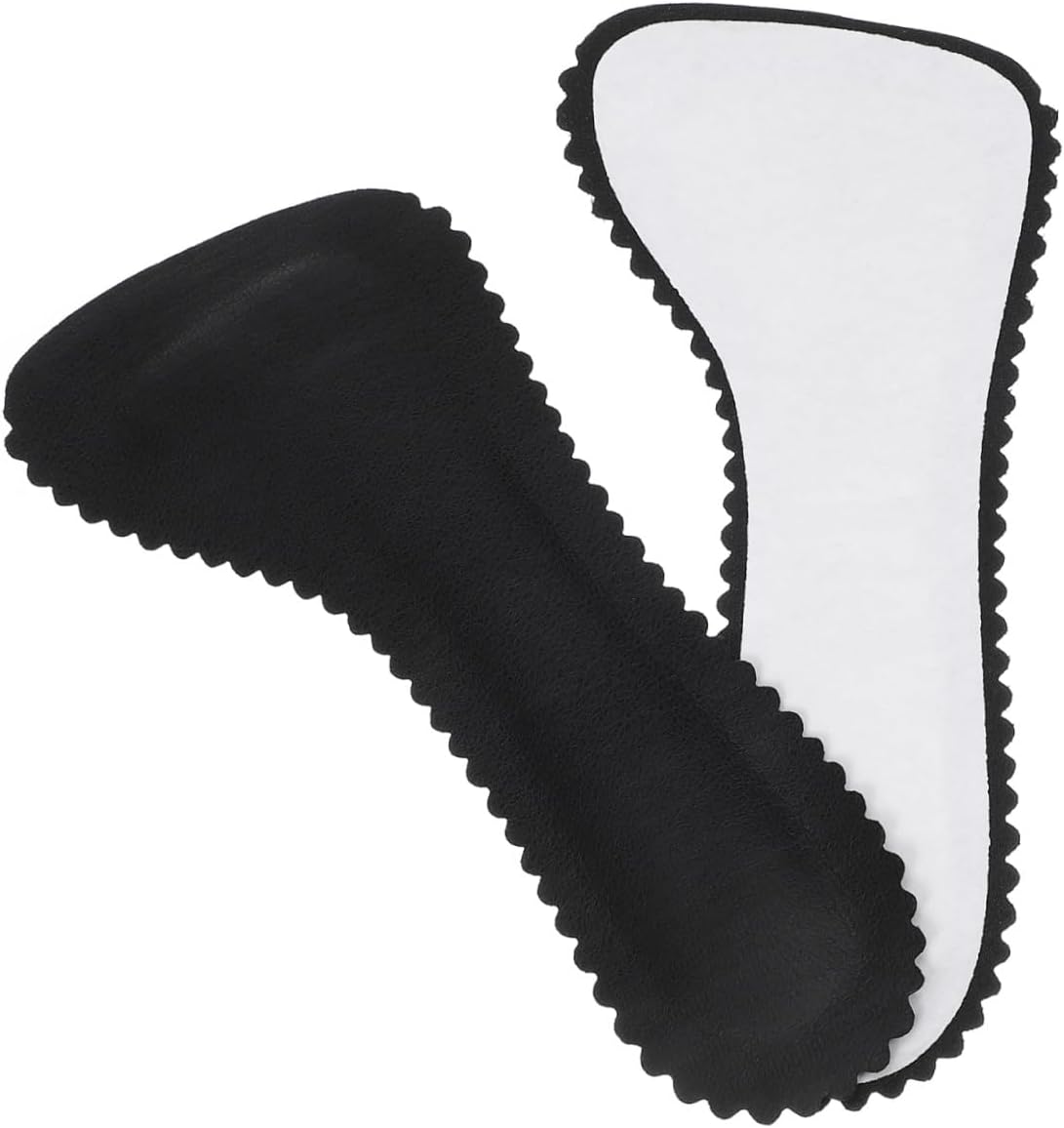 Beaupretty 1pair High Heel Cushions Slip Leather Shoe Pads for Women Breathable Summer Insoles for Daily Use Reducing Foot Pressure and Muscle Fatigue Black