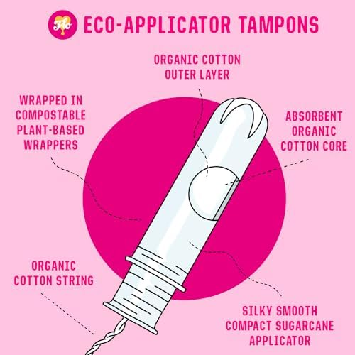FLO Organic Cotton Super & Regular Tampon Bundle (64 tampons)