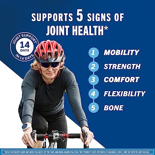 Move Free Advanced Glucosamine Chondroitin MSM + Vitamin D3 Joint Support Supplement, Supports Mobility Comfort Strength Flexibility & Bone + Immune Health - 120 Tablets (40 servings)*