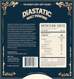 Flourish Millworks Diastatic Malt Powder - 8oz - Premium Baking Enhancer & Dough Improver - The Baker's Best-Kept Secret for Perfect Rise and Browning