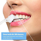 Boao 4 Pieces Toothbrush 3 Sided 7.1 Inch Autism Sensory Toothbrush 360 Degree Cleaning Travel Brush Complete Teeth Angle Clean Tooth(Pink, Blue, Orange, Purple)