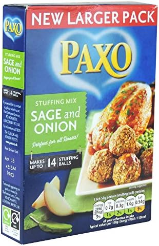 Paxo - Stuffing Mix - Sage & Onion - 190g (Case of 6)