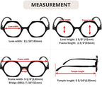 Eyekepper 4 Packing Small Vintage Reading Glasses for Women - Retro Reading Eyeglasses Mini Odd Readers Men +2.50