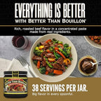 Better Than Bouillon Premium Roasted Beef Base, Makes 38 Cups of Broth, 8 oz
