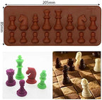 2Pcs Chess Piece Chocolate Candy Molds, International Chess Silicone Mold Epoxy Resin Craft Casting Fondant Paper Clay Wax Melt Mold