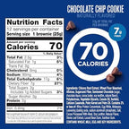 Fiber One 70 Calorie Brownies, Chocolate Chip Cookie Snack Bars, 2g Sugar, Value Pack, 12 Ct, 10.6 oz