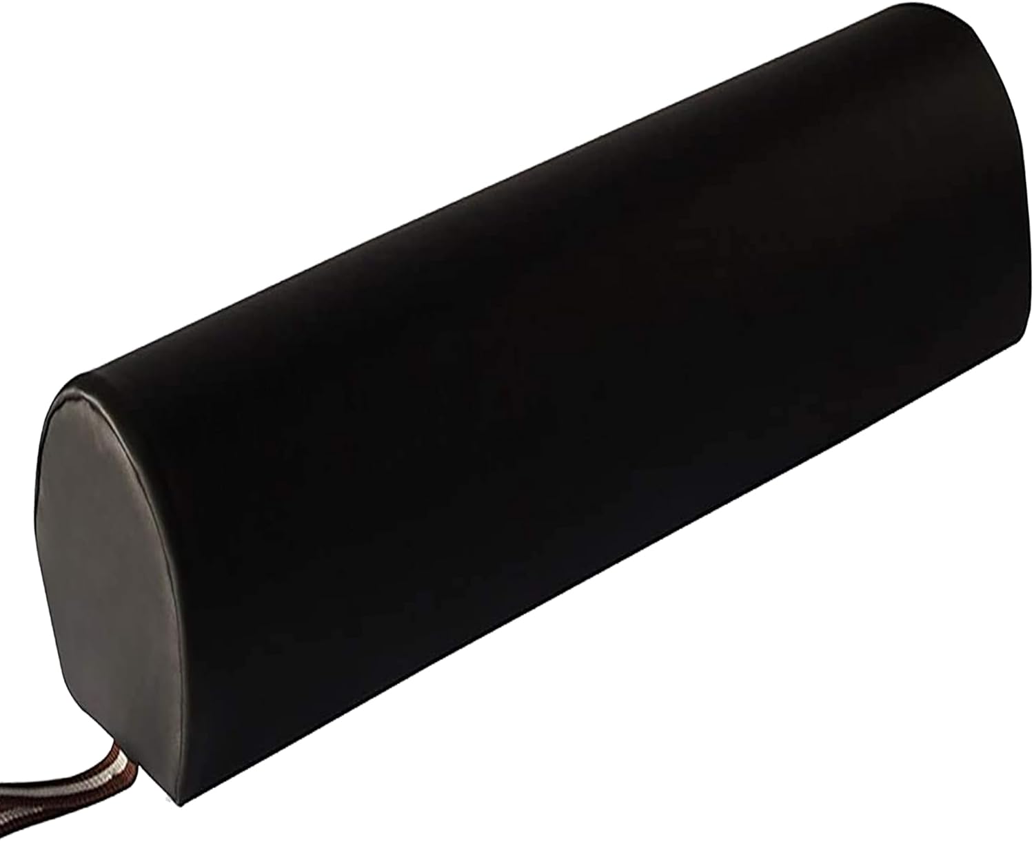 Master Massage Massage Bolster,Pillow Cushion, PU Upholstery, 100% Memory Foam, for Massage/Spa/Beauty/Tattoo/Back Pain Relief, (6" 3/4-round, Black)