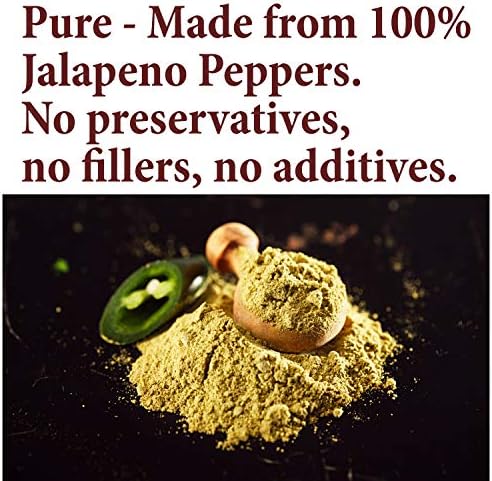 The Spice Way Jalapeno Powder - (4 oz) hot pepper powder from pure chile dried pods