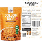 Jollof Rice Mix – Ready-to-Cook, Authentic Nigerian Flavor, Richly Spiced, Easy 15-Minute Meal, All-Natural Ingredients, No Preservatives – Perfect for Family Dinners & Parties, (340g, Spicy)