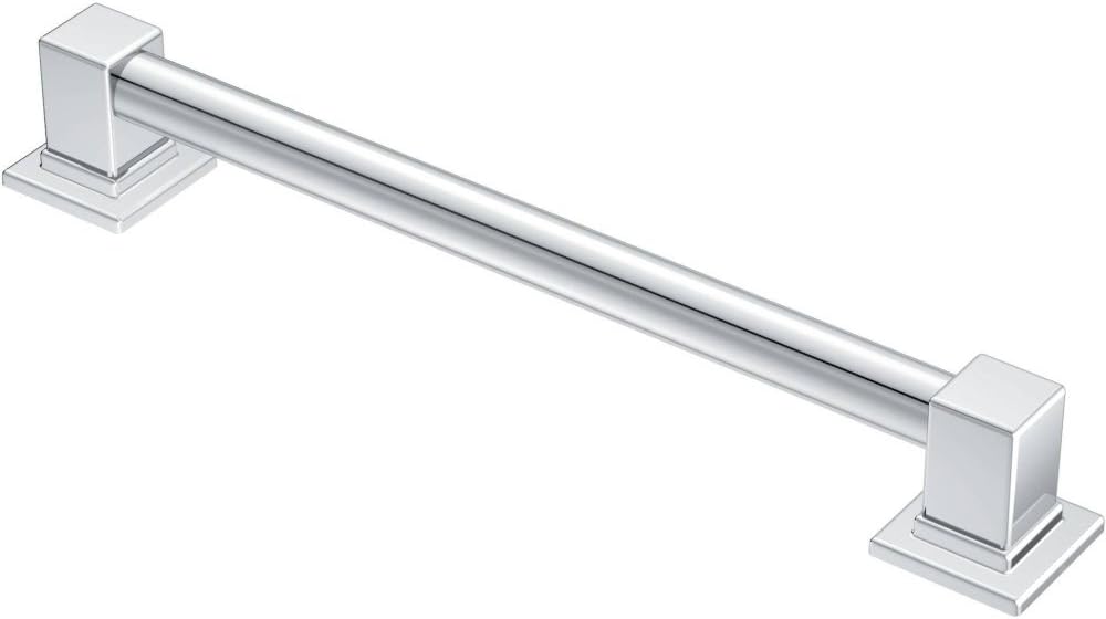 Moen YG8824CH Bathroom Safety 24-Inch Stainless Steel Modern Bathroom Grab Bar, Chrome