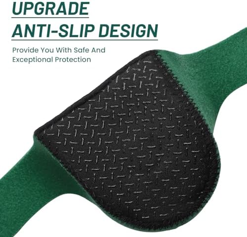 Plantar Fasciitis Heel Protector for Shoes - Welnove Anti Slip Heel Cups for Women Men Heels Spur Pain Relief - Heel Inserts Pads for Achilles Tendonitis Dry Cracked Heel Support Cushion (Size L)