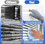 XANGNIER Window Blind Cleaner Duster Tool Set,Blind Cleaning Tools,Washable Multi-Surface Dusting Kit for Wood Blind,Venetian Blinds,Vinyl Blinds,AC Vents,Car Vents,Air Condition,Shutter& Fans