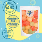 Malaco Sour Seashells | Syrliga Snäckor Fruity Swedish Candy | Sweet & Tangy Vegan Scandinavian Gummies 8oz - 1/2 lbs - 227g