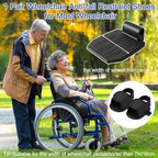 Wheelchair Restraint Shoes, Wheelchair Shoe Holder Straps for Elderly, Wheelchair Pedals Foot Rests