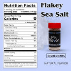 Mr. Flavor Pure Sea Salt - Premium All-Natural Sea Salt, Perfect for Enhancing Flavors in Any Dish, Ideal for Gourmet Cooking and Finishing, 4oz