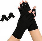 Doctor Developed Compression Gloves for Women and Men, Open-Finger Arthritis Gloves, Typing Gloves, Arthritis & Carpal Tunnel