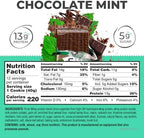 Power Crunch Protein Wafer Bars, High Protein Snacks with Delicious Taste, Chocolate Mint, 1.4 Ounce (12 Count)