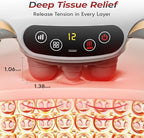 Electric Abdominal Massager, Stomach Massager for Digestion, Belly Cellulite Massage for Flattening Belly,Relieves Discomfort Caused by Bloating, Constipation,Stomach Pain, Gifts for Mom