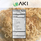 AKI Irish Sea Moss Powder - Rich in 92 Essential Minerals & Vitamins, Including Iodine, Potassium & Magnesium - Ideal for Smoothies & Juices - 100% Vegan, Non-GMO & Supports Wellness (6Oz/170g)