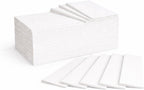 100 Pack Medley Airlaid Guest Towels | Premium Airlaid Linen-Feel Disposable Napkins | Thick, Soft, Super Absorbent | Luxury White Bathroom Hand Towels | 12 x 17 in | FSC Certified | Made in Canada