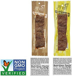 Primal Spirit Vegan Jerky - Soy Protein Energy Pack, 10 g. Plant Based Protein, Certified Non-GMO, No Preservatives, Sports Friendly Packaging The Classics Hickory Smoked and Texas BBQ (24-Pack, 1 oz)