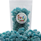 FirstChoiceCandy Sour Mini Gummy Soda Bottles (Blue Raspberry, 2 Pound)