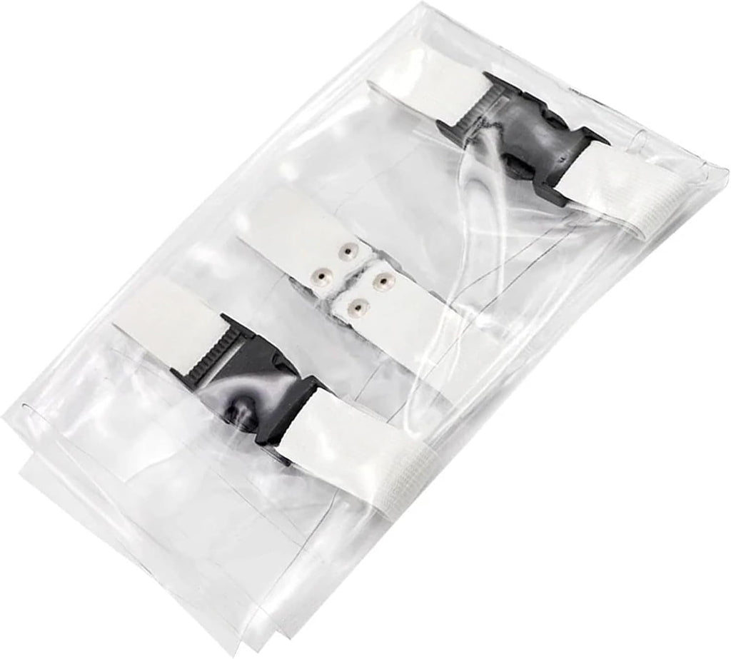 Dental Chair Mat Foot Pad Dustproof Dental Chair Toe Cover Sleeve with Elastic Bands, Plastic Washable Transparent Cover for Chairs Foot Pad (1)